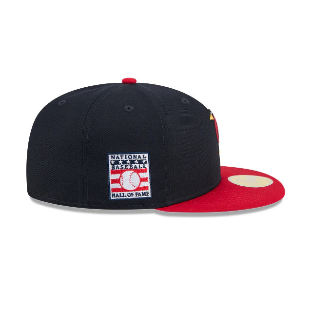 NEW ERA St. Louis Cardinals MLB 2025 Hall Of Fame Navy Blue 59FIFTY Fitted Cap