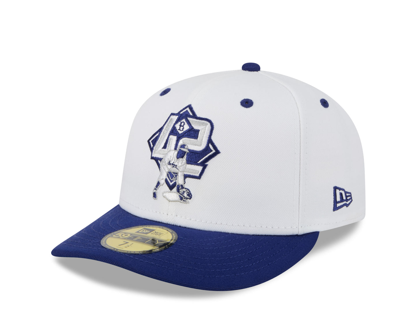 NEW ERA Brooklyn Dodgers Jackie Robinson Player Pre Curved 59FIFTY Fitted