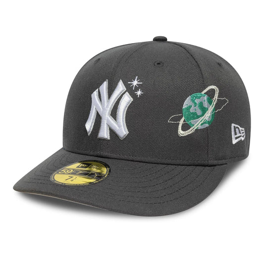NEW ERA New York Yankees MLB Planet Icon Charcoal 59FIFTY Fitted Cap