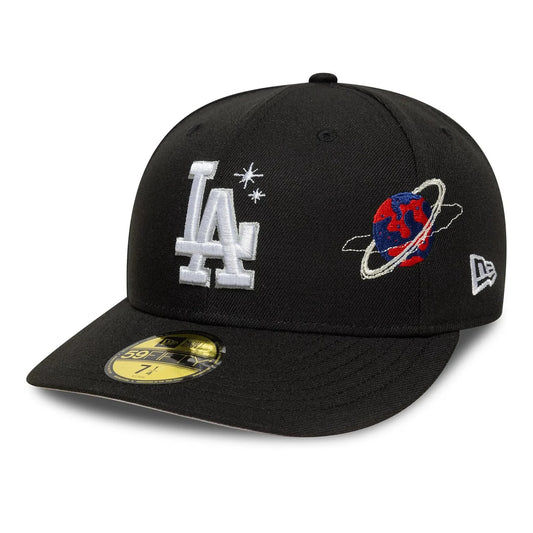 NEW ERA LA Dodgers MLB Planet Icon Black 59FIFTY Fitted Cap