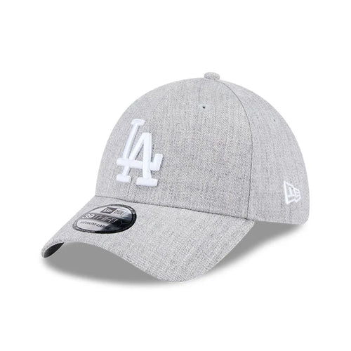 NEW ERA LA Dodgers MLB Heather Grey 39THIRTY Stretch Fit Cap