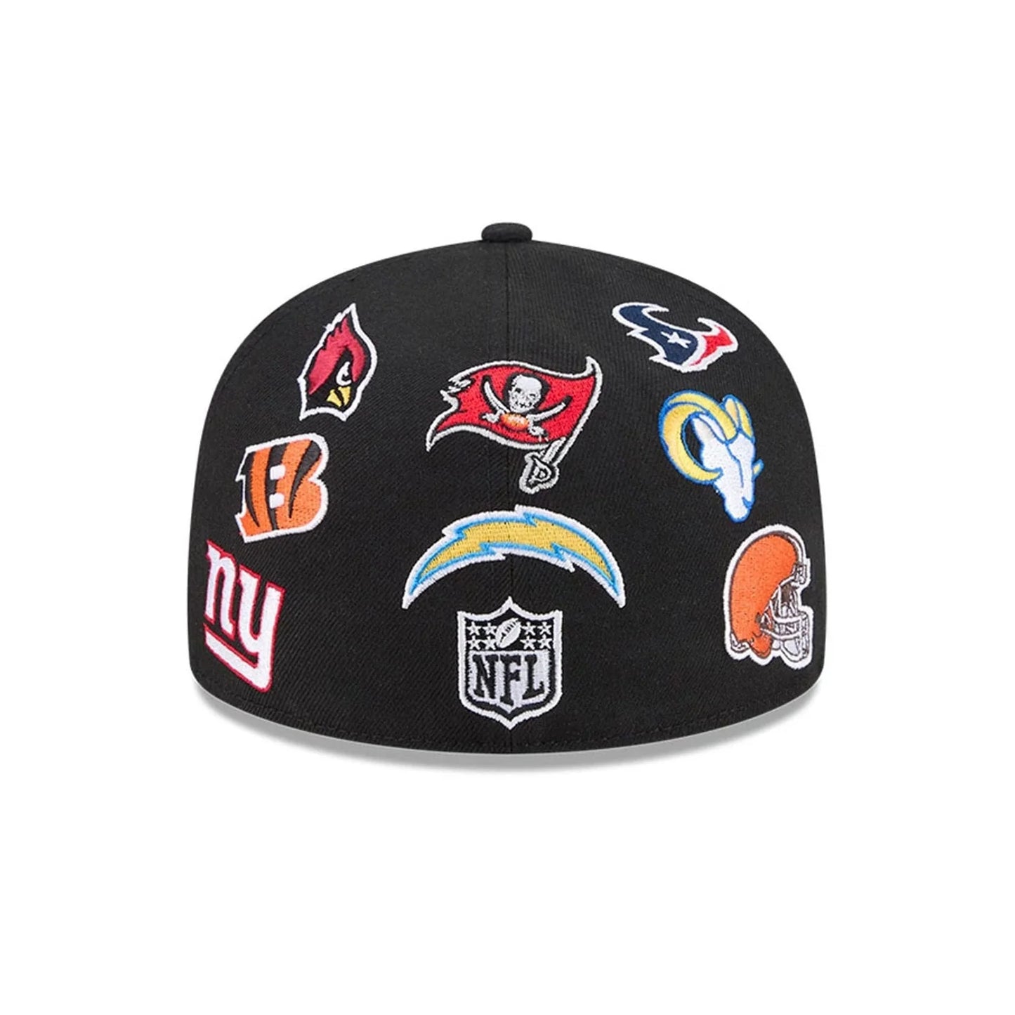 New Era NFL All Over Black 59FIFTY Fitted Cap