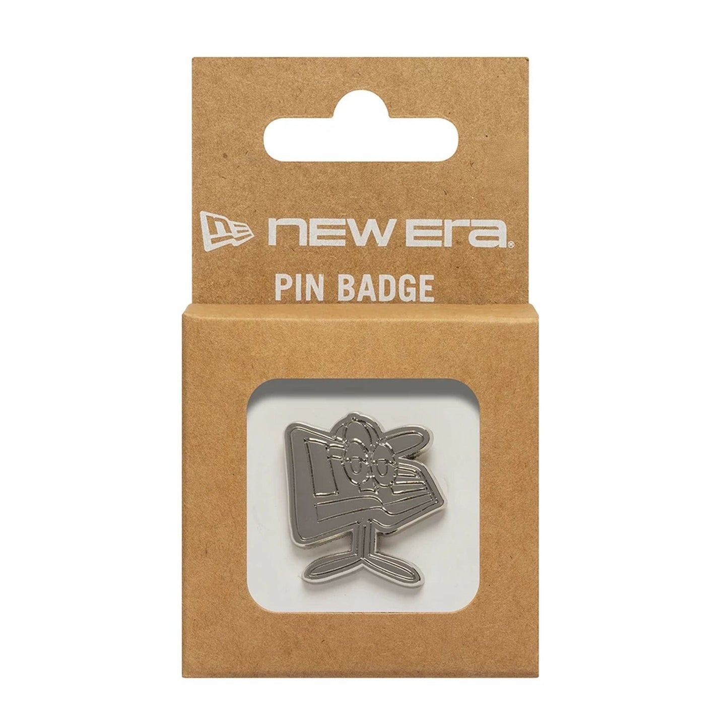 New Era Flag Character Silver Pin Badge