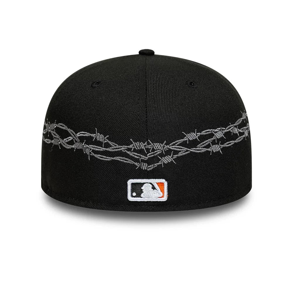 New Era Detroit Tigers MLB Icon Black 59FIFTY Fitted Cap