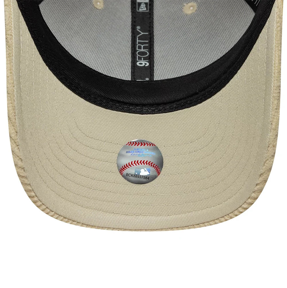 New Era LA Dodgers MLB Cord Cream 9FORTY M-Crown Adjustable Cap