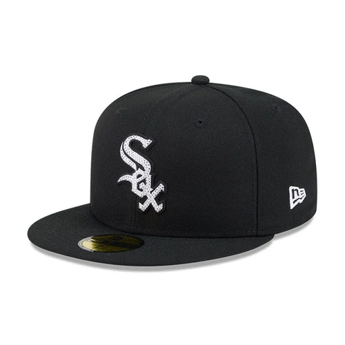 New Era Chicago White Sox MLB Rhinestone Badge Black 59FIFTY Fitted Cap