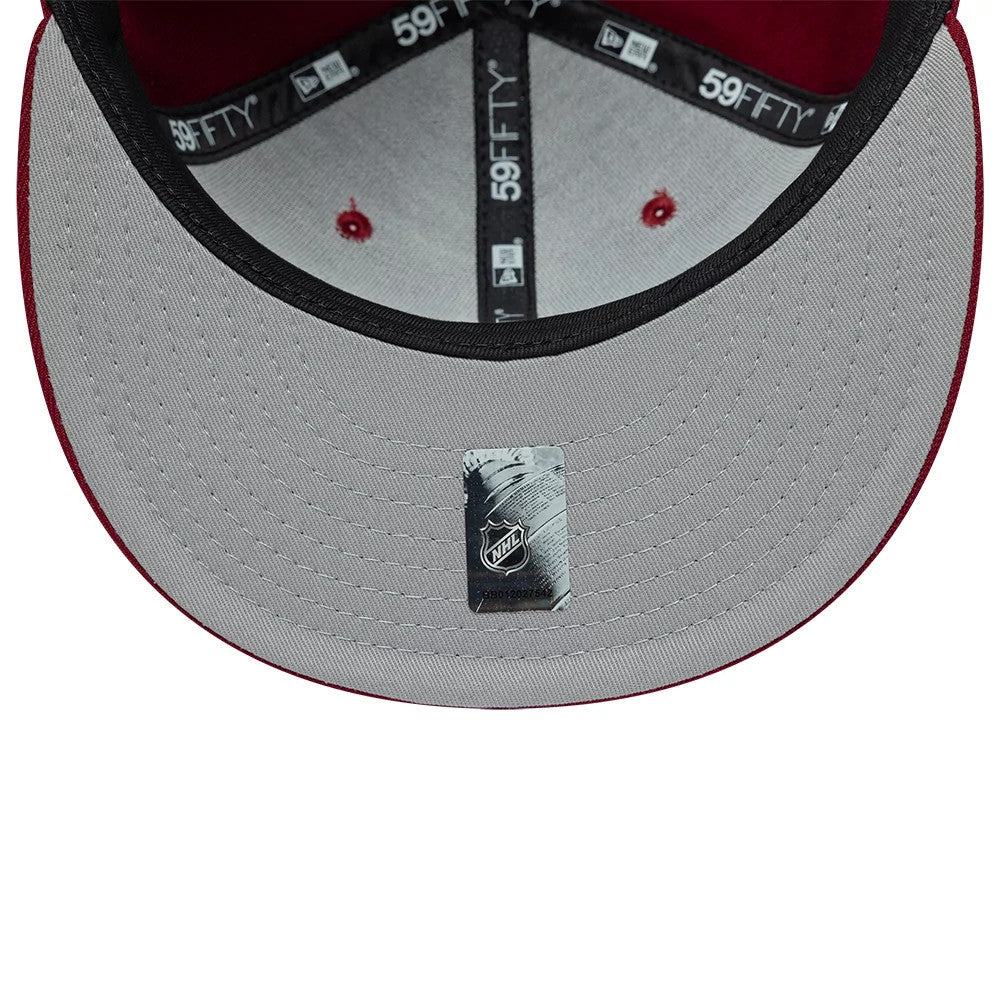 New Era Colorado Avalanche NHL Basic Dark Red 59FIFTY Fitted Cap