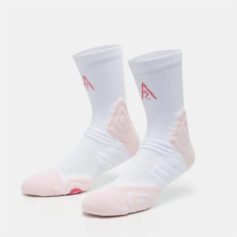 Rigorer AR logo Socks "White/Pink"