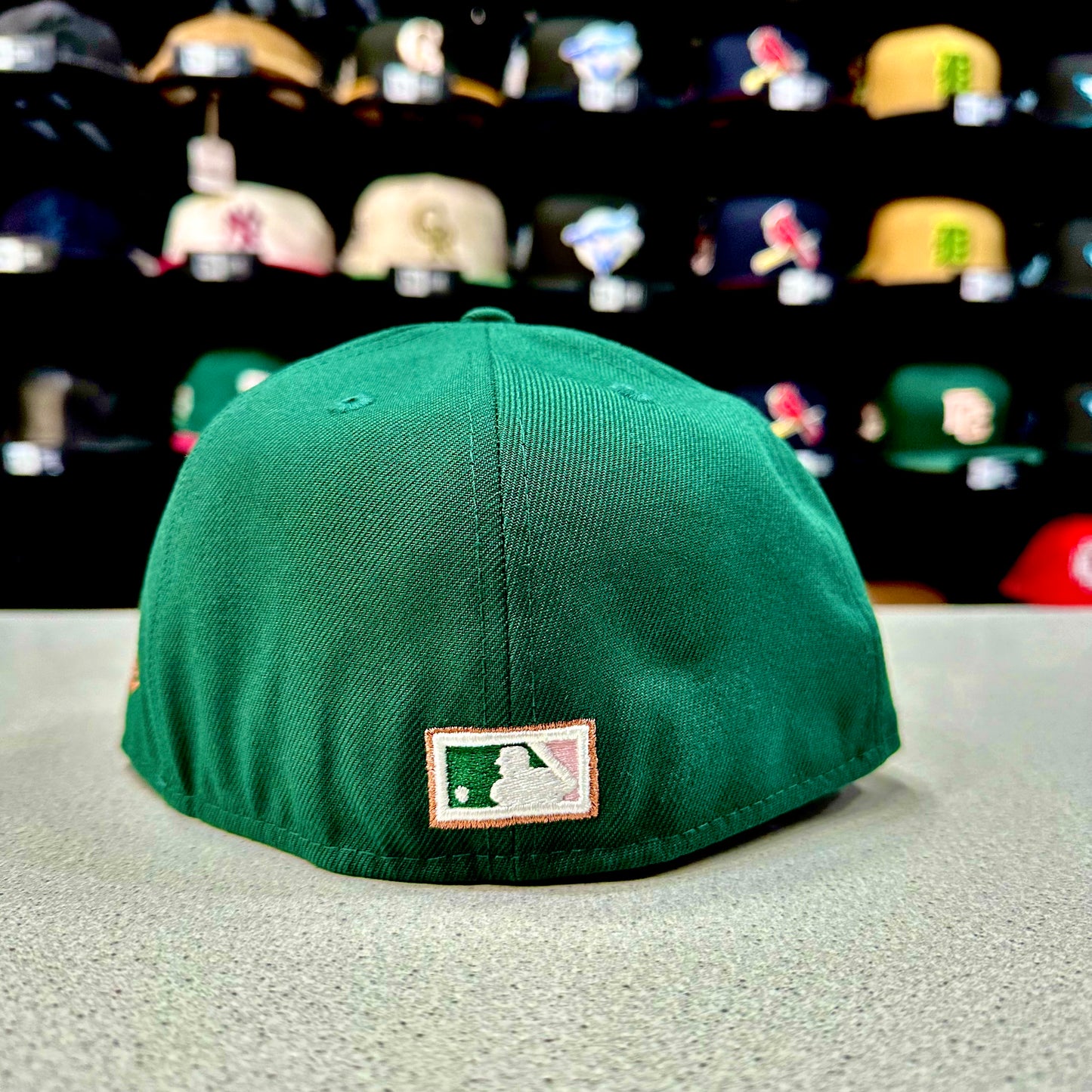 NEW ERA Washington Nationals Authentic Dark Green Pink 59FIFTY Fitted Cap