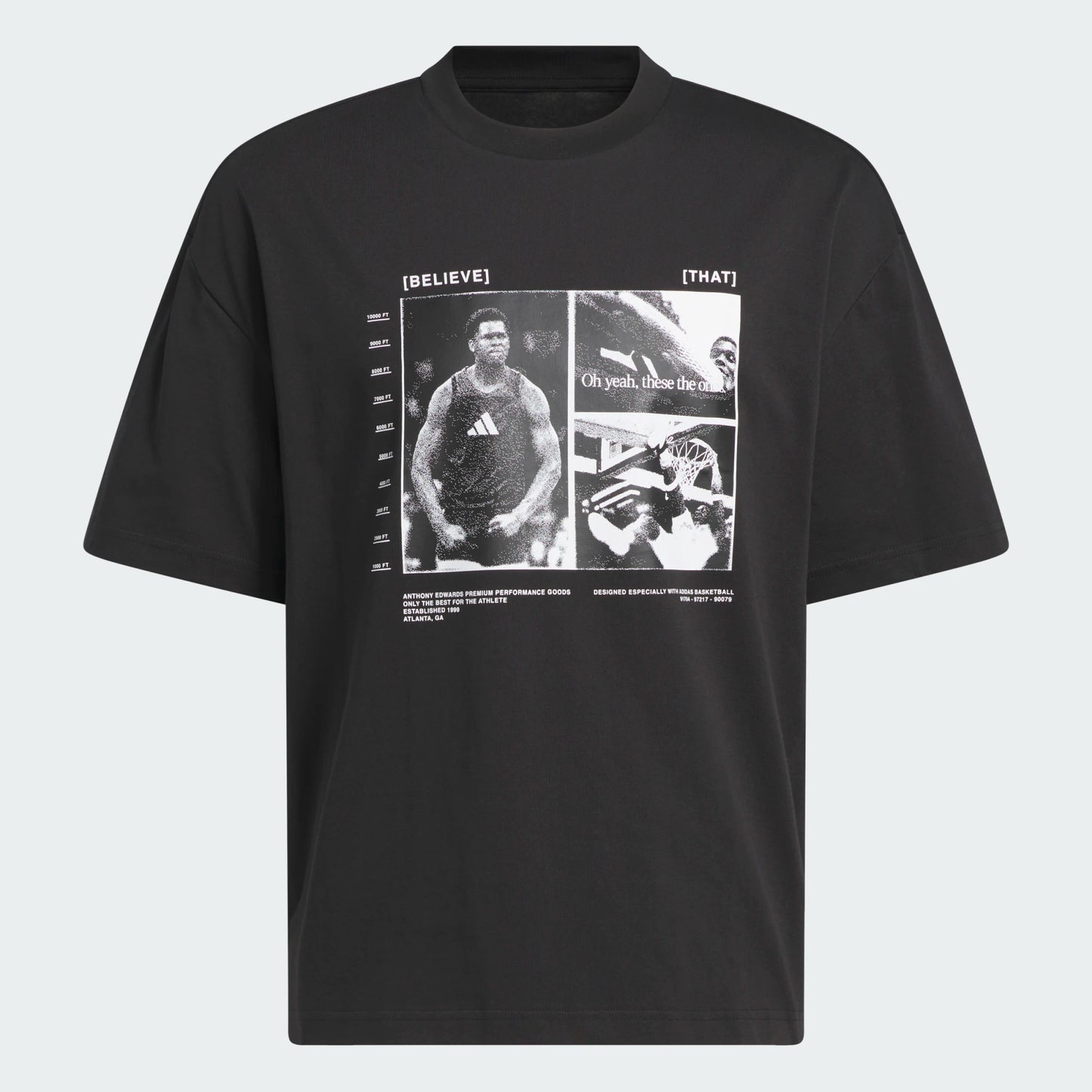 ADIDAS ANTED GFX TEE 2 Anthony Edwards