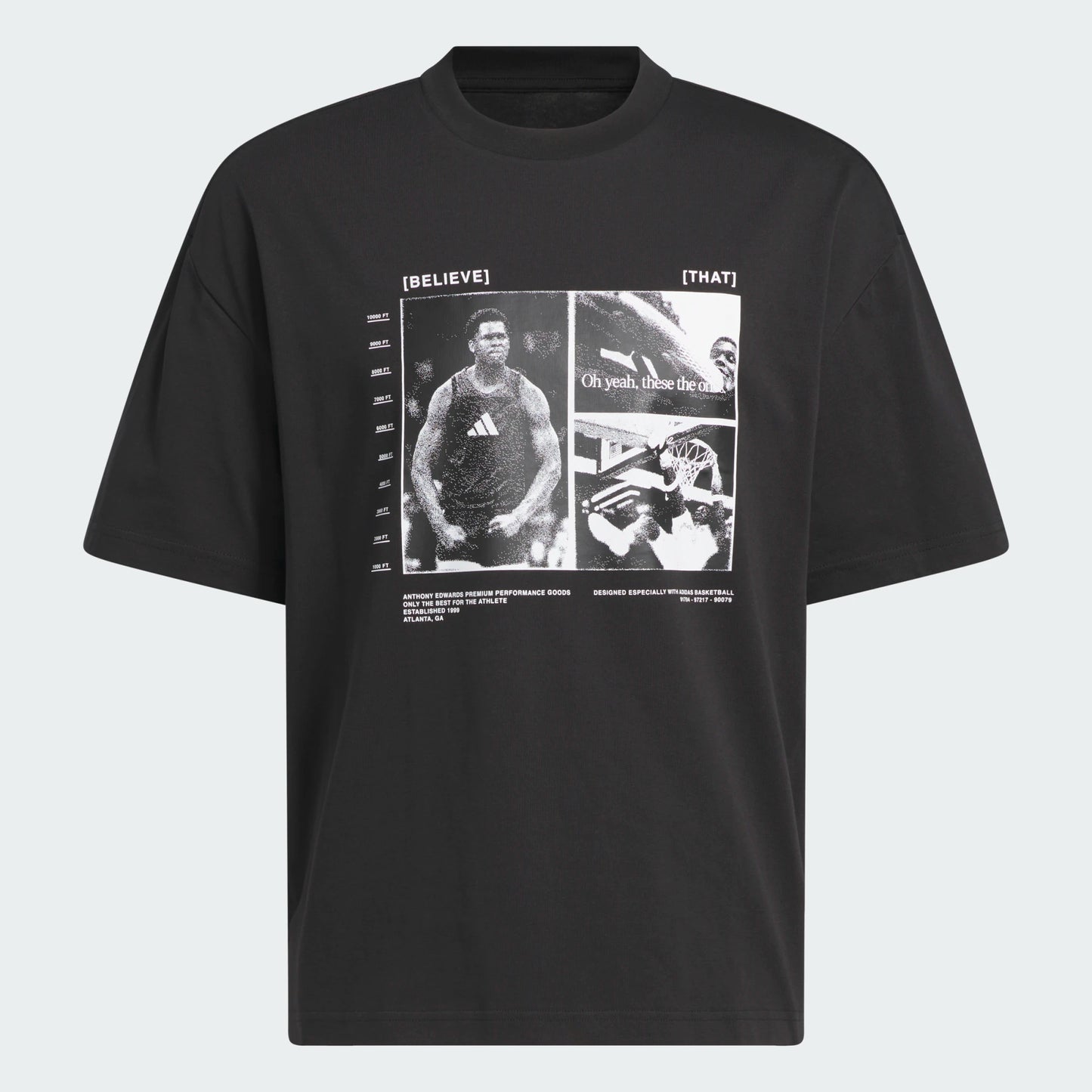 ADIDAS ANTED GFX TEE 2 Anthony Edwards
