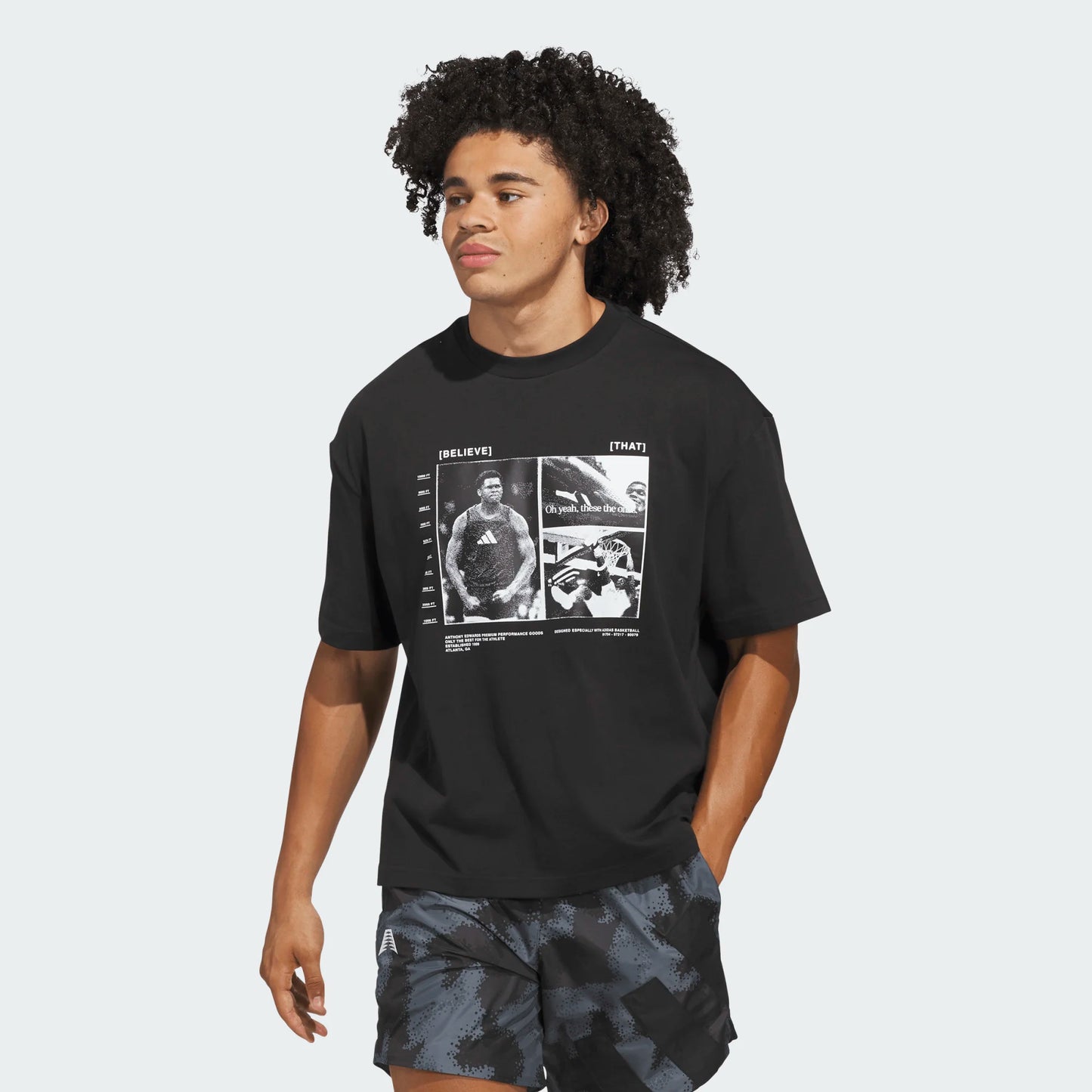 ADIDAS ANTED GFX TEE 2 Anthony Edwards