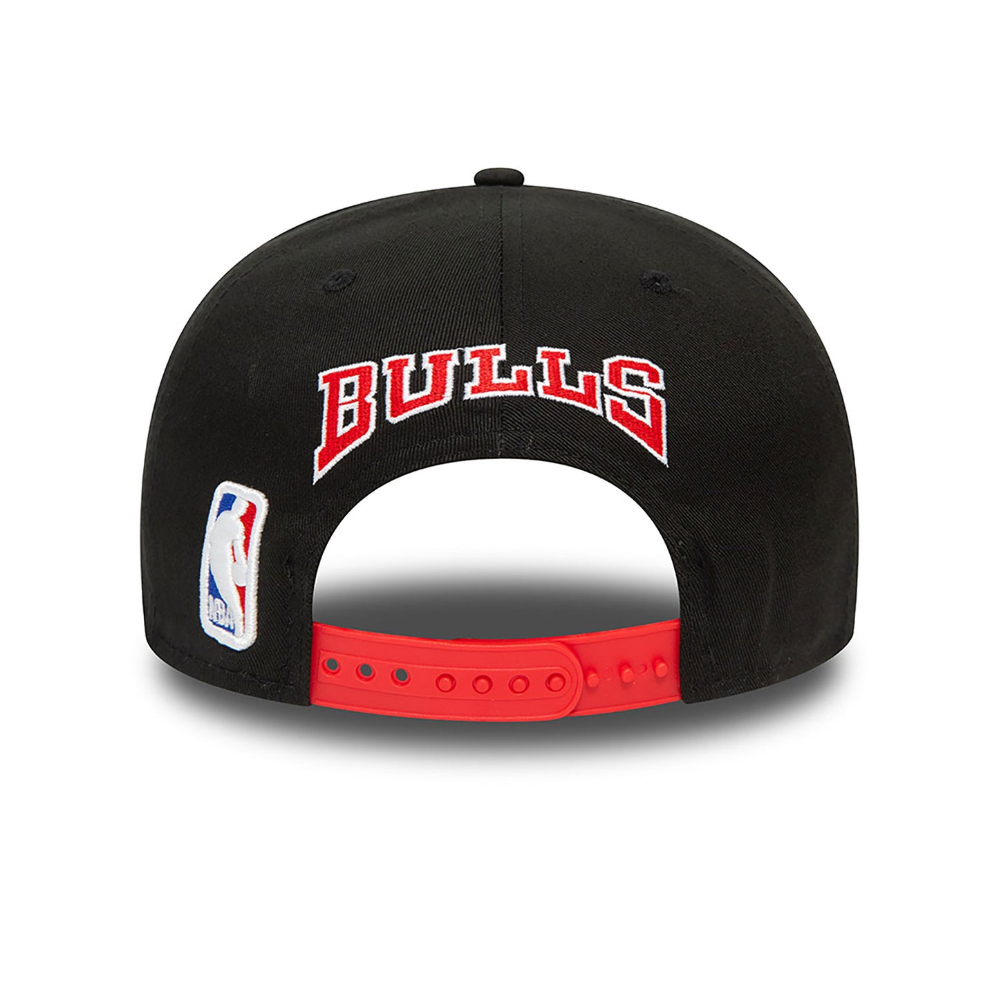 NEW ERA Chicago Bulls NBA Rear Logo Black 9FIFTY Snapback Cap