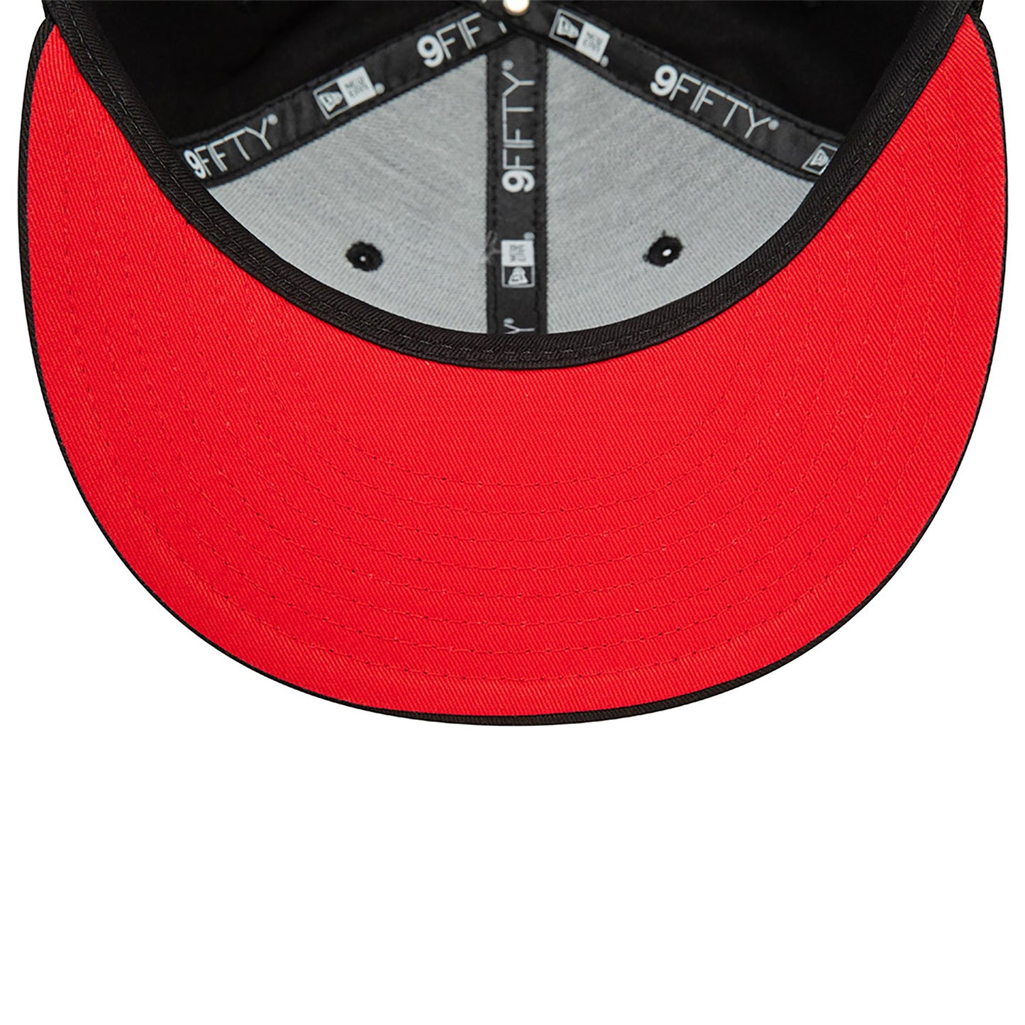 NEW ERA Chicago Bulls NBA Rear Logo Black 9FIFTY Snapback Cap