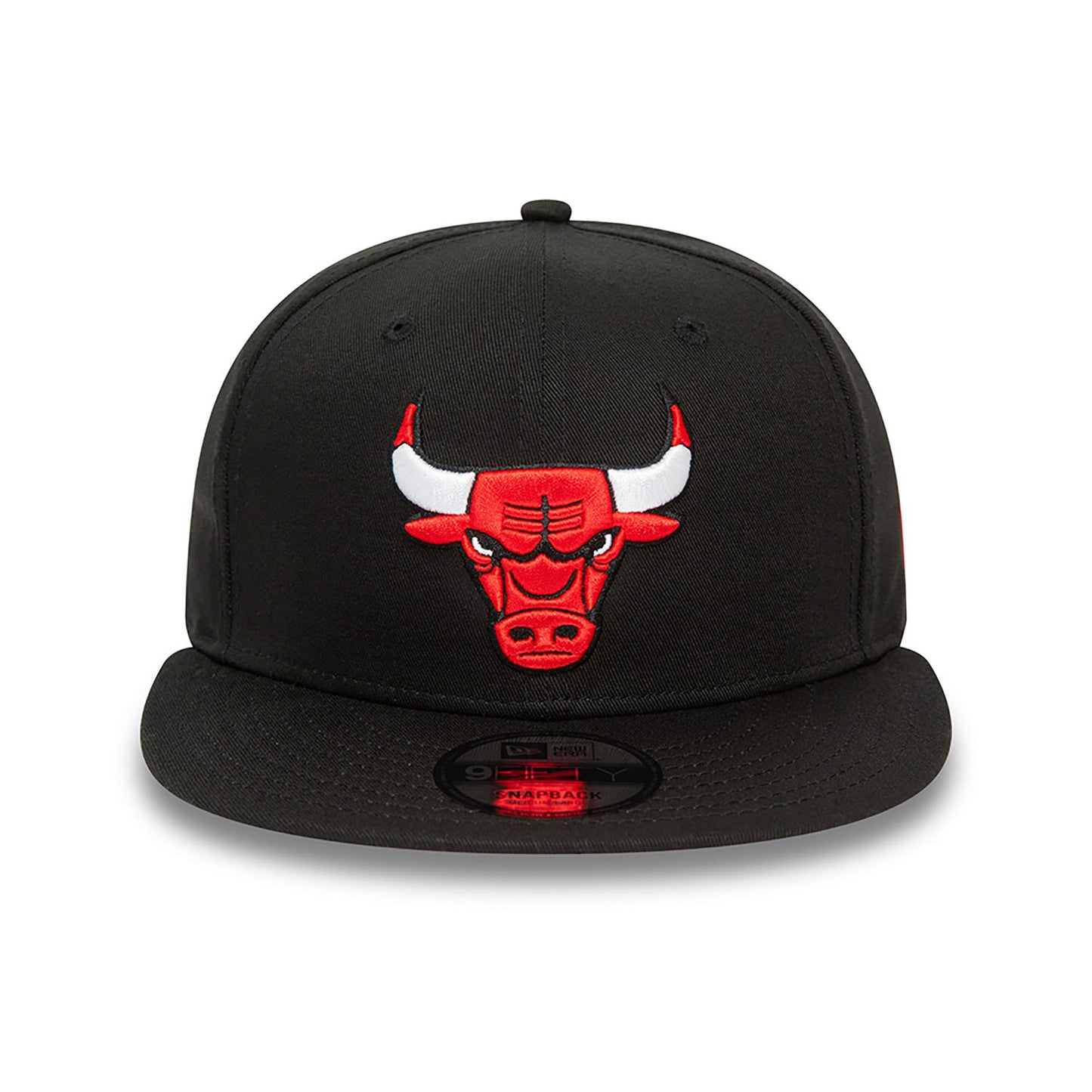 NEW ERA Chicago Bulls NBA Rear Logo Black 9FIFTY Snapback Cap