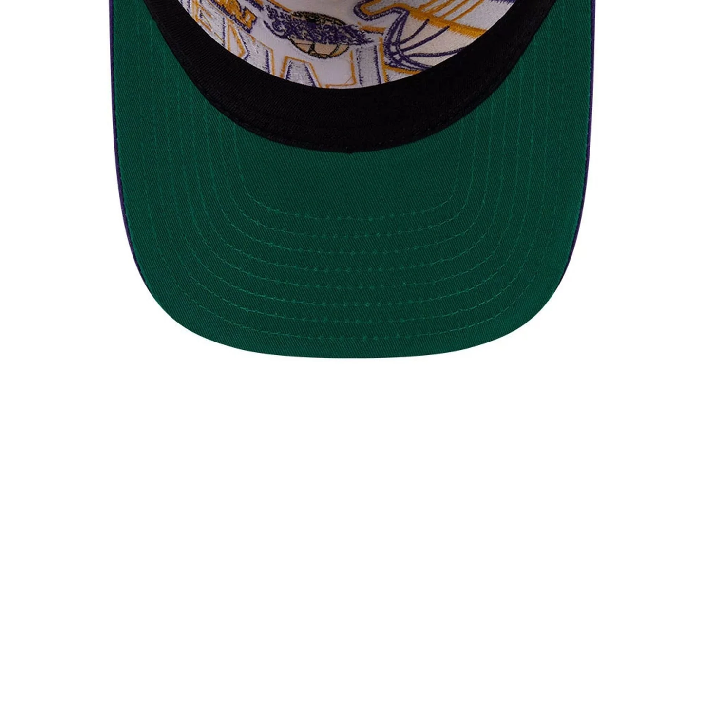 NEW ERA LA Lakers NBA Classic White 9FIFTY A-Frame Snapback Adjustable Cap