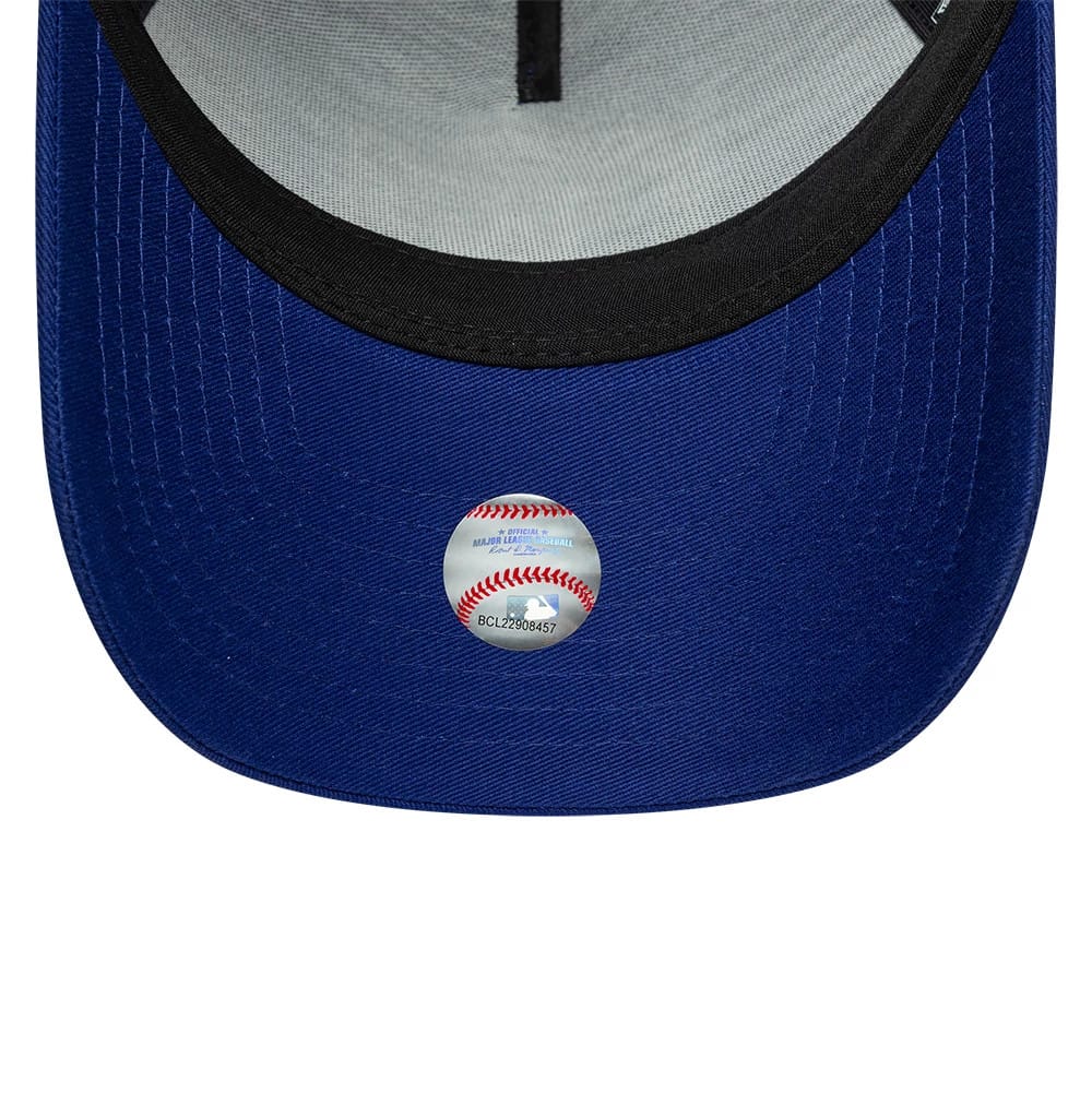 NEW ERA LA Dodgers MLB Script Dark Blue 9FORTY A-Frame Trucker Adjustable Cap