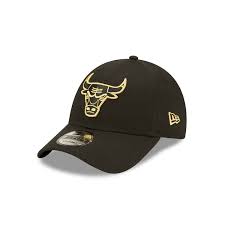 NEW ERA Chicago Bulls Metallic Black 9FORTY Adjustable Cap
