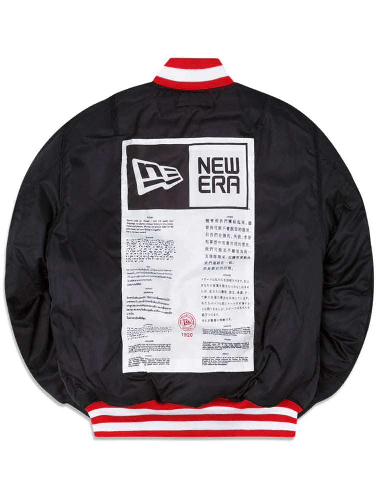 KANSAS CITY CHIEFS X ALPHA X NEW ERA MA-1 BOMBER JACKET