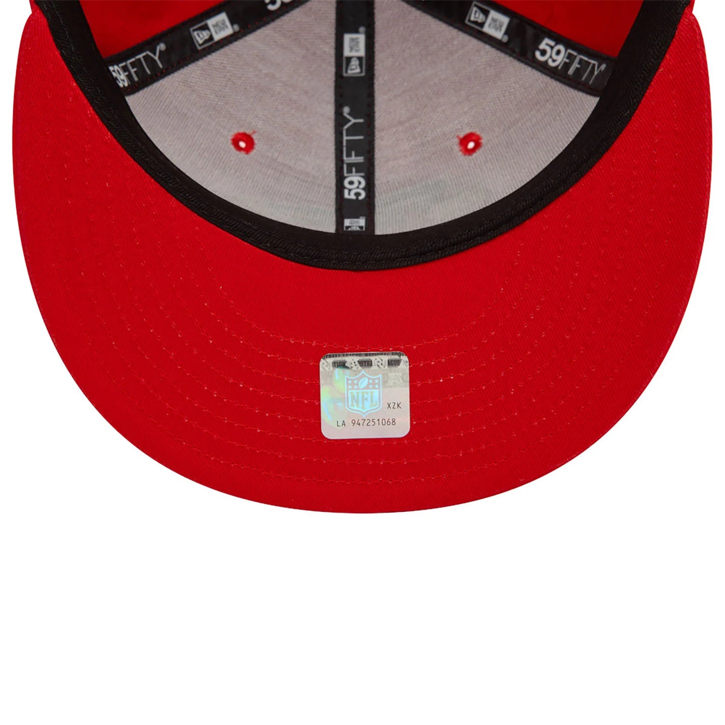 Kansas City Chiefs NFL Official Team Colours Red 59FIFTY Fitted Cap