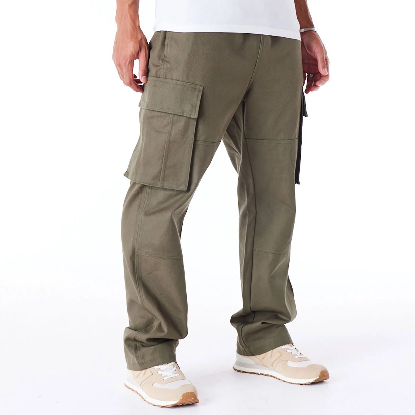 NEW ERA Green Cargo Trousers
