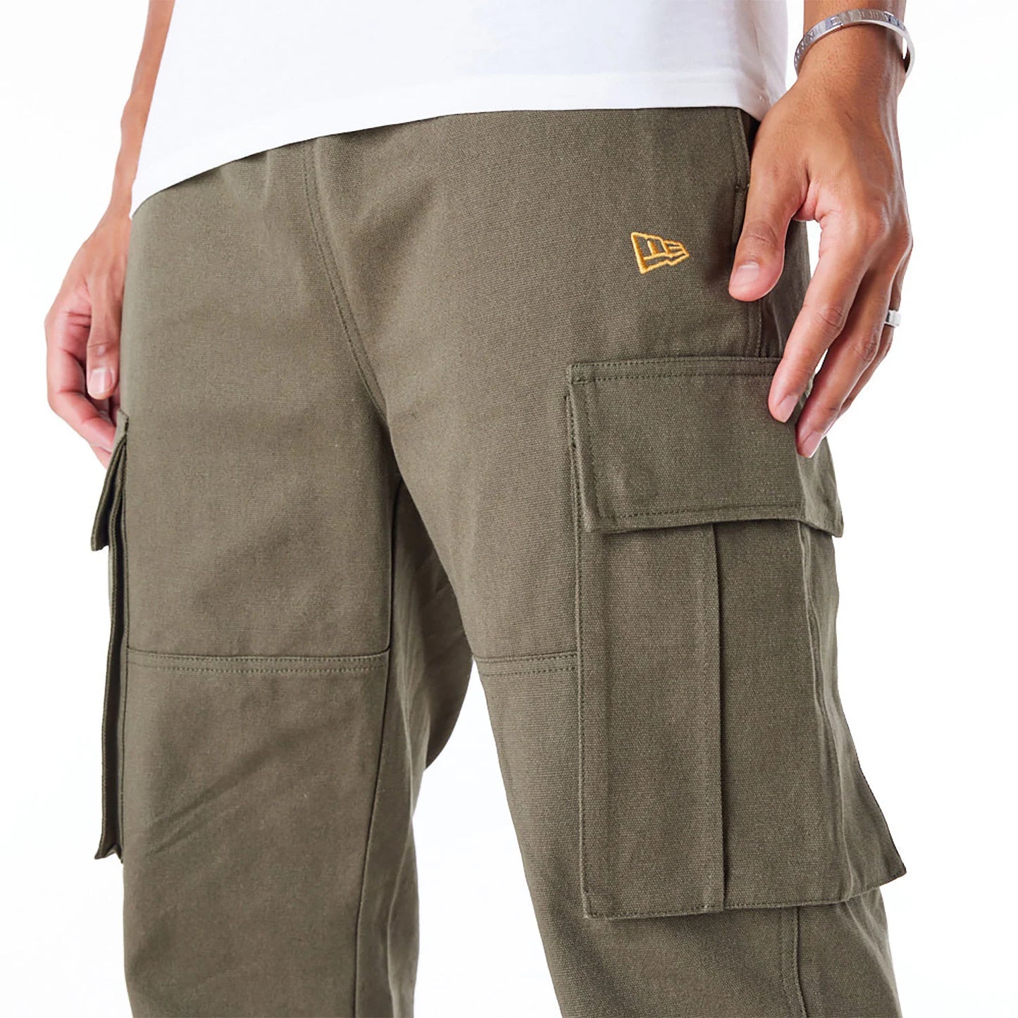NEW ERA Green Cargo Trousers