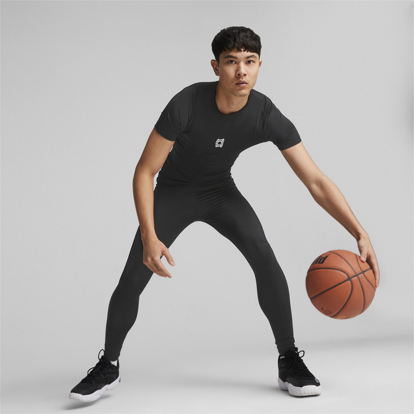 PUMA Hoops Team Short Sleeve Top Baselayer