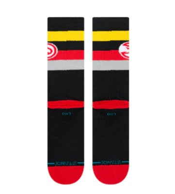 STANCE Atlanta Hawks 2 Pack Stripe Crew Socks