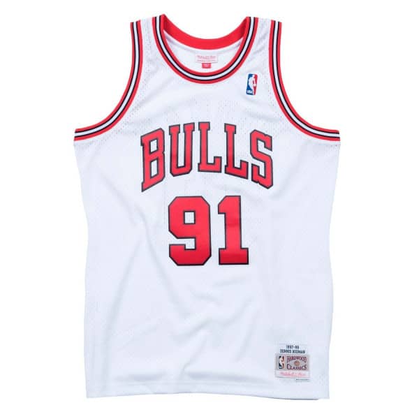 NBA CHICAGO BULLS 1995-96 ALTERNATE SWINGMAN JERSEY DENNIS RODMAN