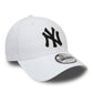 NEW ERA New York Yankees Essential White 9FORTY Adjustable Cap