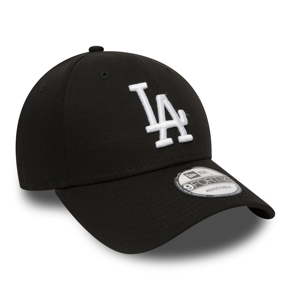 NEW ERA LA Dodgers Essential Black 9FORTY Adjustable Cap