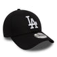 NEW ERA LA Dodgers Essential Black 39THIRTY Stretch Fit Cap