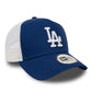 NEW ERA LA Dodgers Clean Blue A-Frame Trucker Cap