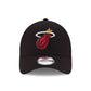 NEW ERA Miami Heat The League Black 9FORTY Adjustable Cap
