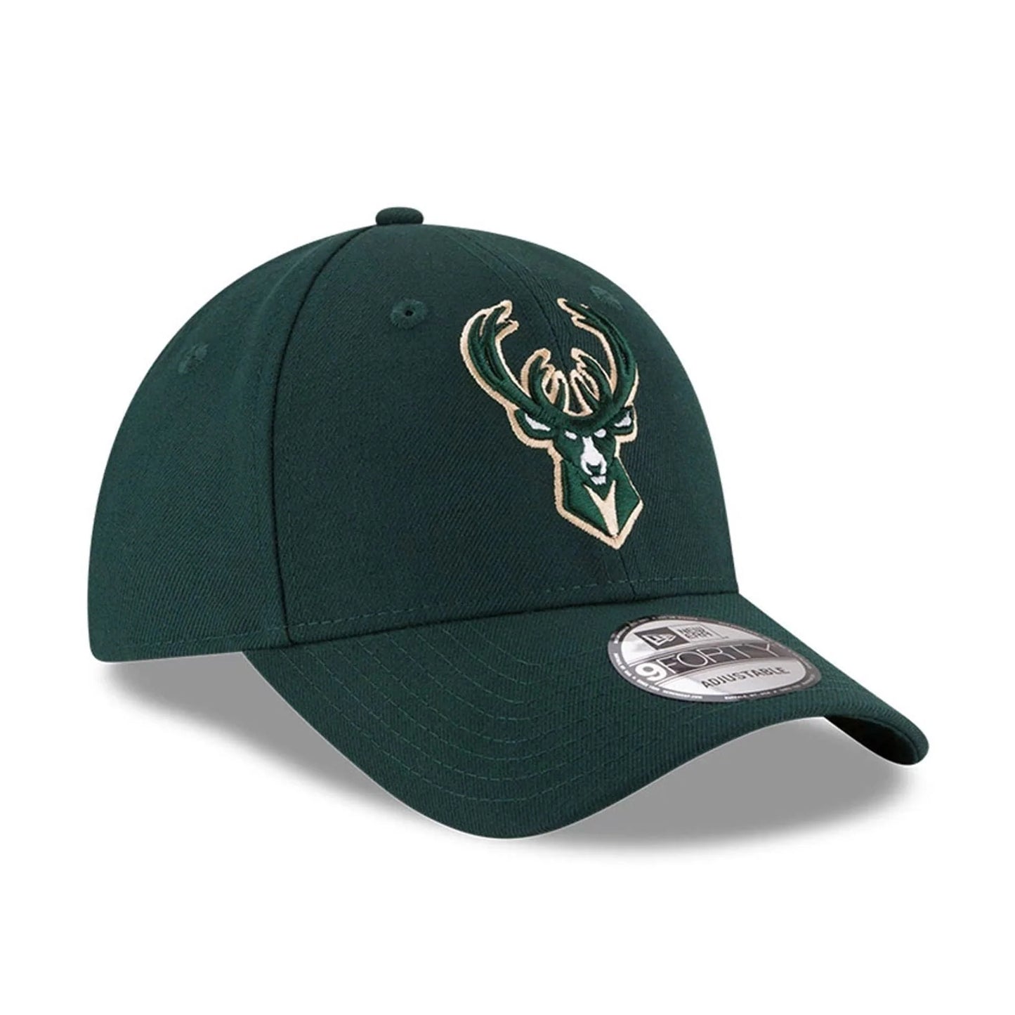 NEW ERA Milwaukee Bucks The League Green 9FORTY Adjustable Cap