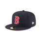 New Era Boston Red Sox Navy Cooperstown Collection Wool 59FIFTY Fitted Hat