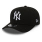 NEW ERA New York Yankees Black 9FIFTY Stretch Snap Cap