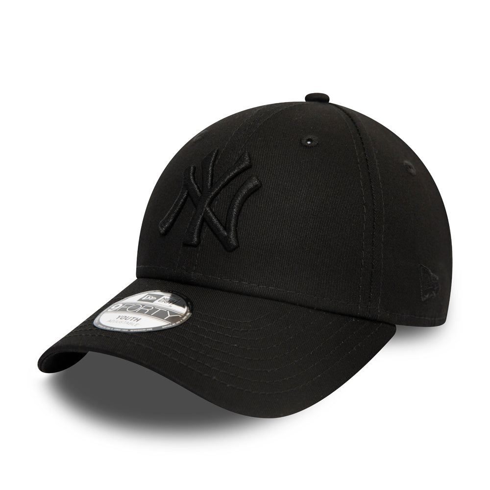 NEW ERA New York Yankees Essential Kids Black 9FORTY Adjustable Cap