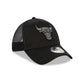NEW ERA Chicago Bulls Tonal Black A-Frame Trucker Cap