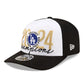 NEW ERA LA Dodgers MLB World Series Champions 2024 Black 9SEVENTY Stretch Snap Cap