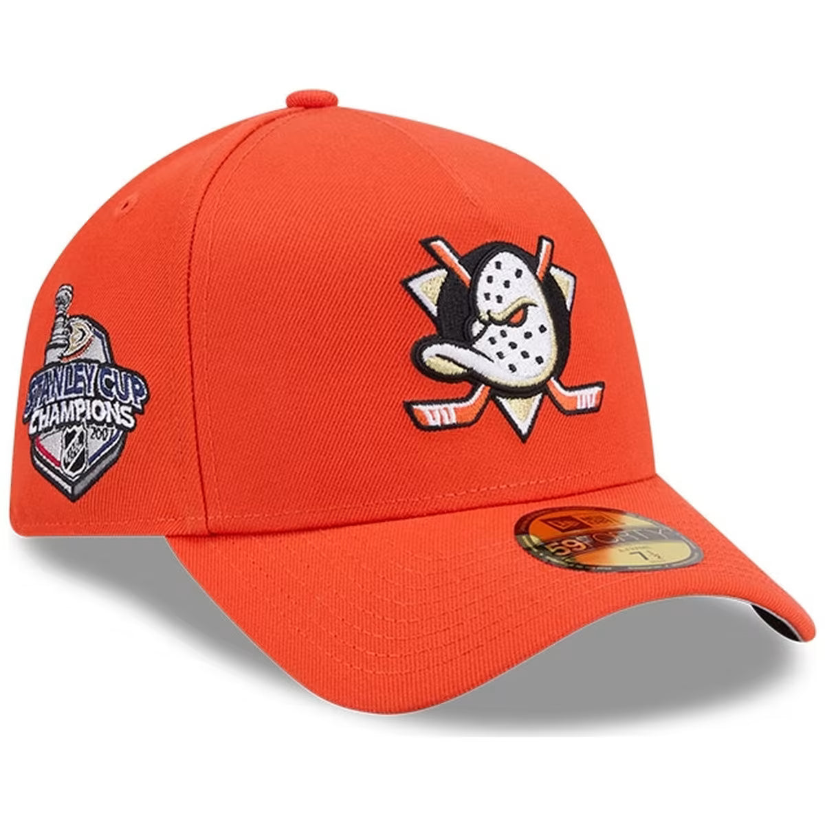 NEW ERA Anaheim Ducks Team Side Patch 59FORTY A-Frame Fitted Cap