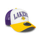 NEW ERA LA Lakers NBA retro  E-Frame Adjustable Trucker Cap