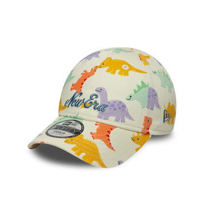 NEW ERA Toddler Cap New Era Branded All Over Dino Print 9FORTY - Cream