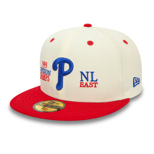 NEW ERA Philadelphia Phillies MLB Division Champs Stone 59FIFTY Fitted Cap