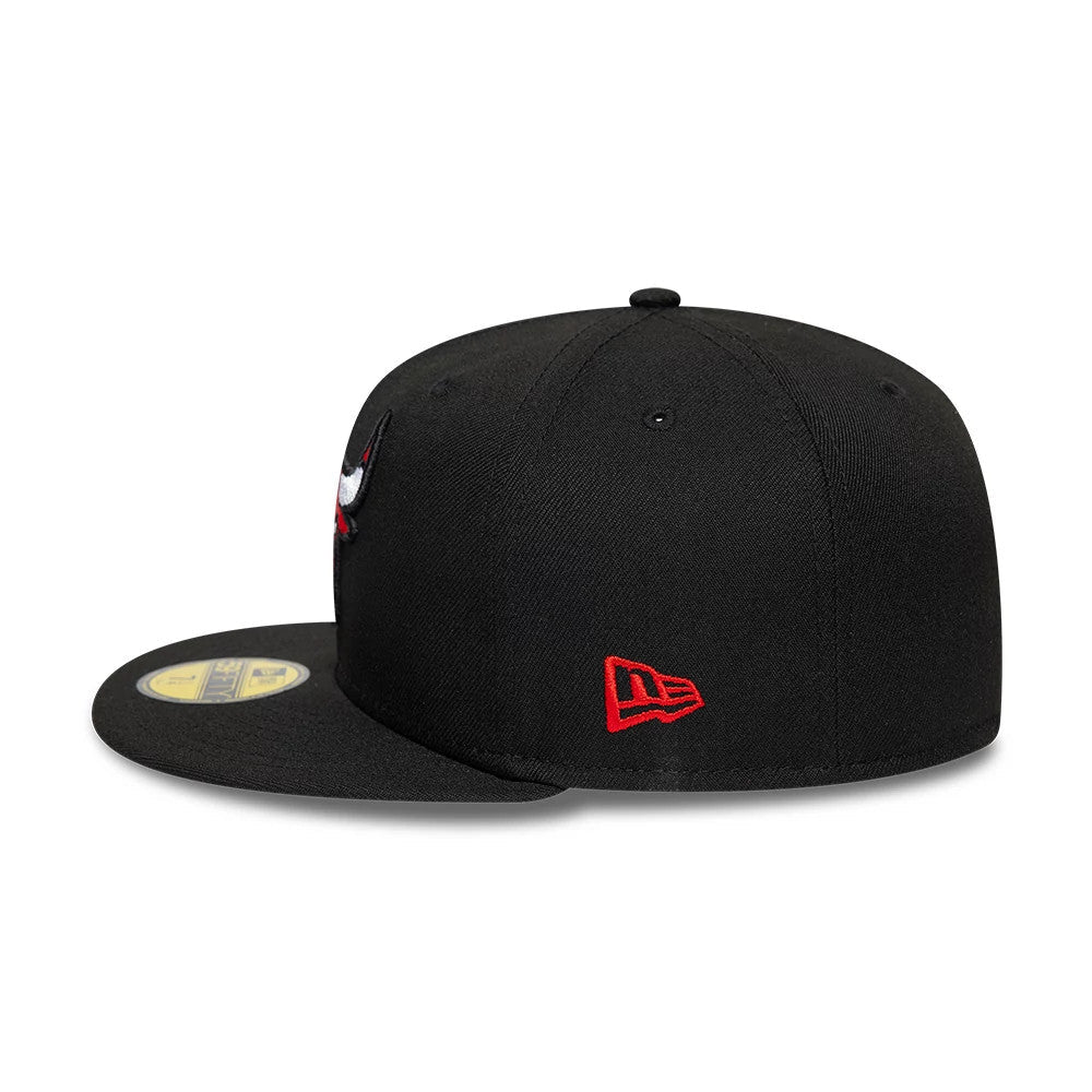 NEW ERA Chicago Bulls NBA Black 59FIFTY Fitted Cap
