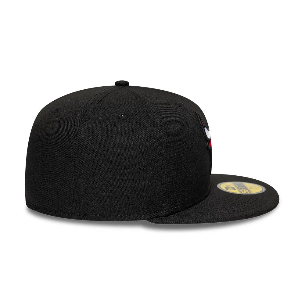NEW ERA Chicago Bulls NBA Black 59FIFTY Fitted Cap