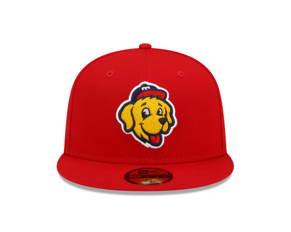 New Era Toledo Mud Hens Red Theme Nights 59FIFTY Fitted Hat