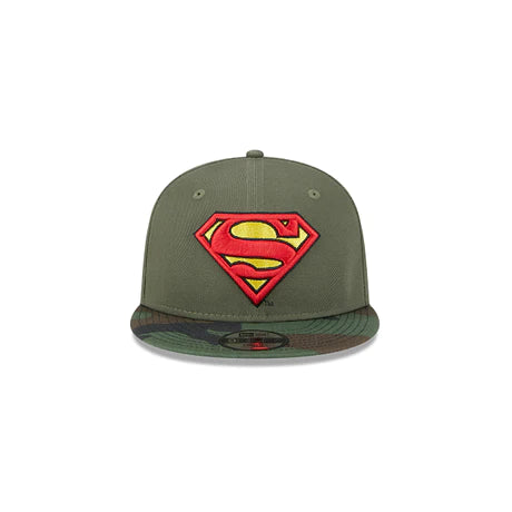 NEW ERA DC Superman Kids Green 9FIFTY Snapback Cap