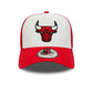 NEW ERA Chicago Bulls Team Colour Red A-Frame Trucker Cap