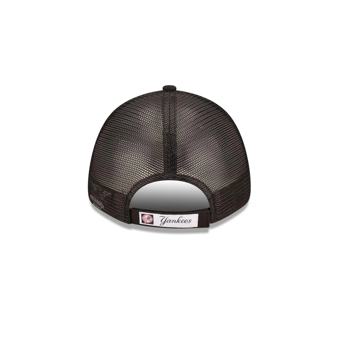New Era New York Yankees Home Field Black 9FORTY A-Frame Trucker Cap